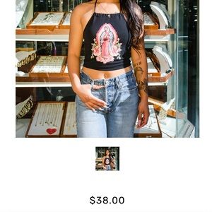 Bella Donna virgencita halter top